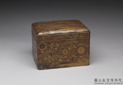 图片[2]-Lacquer container with pine, bamboo, turtle and crane decoration, Japan, 18th century-China Archive